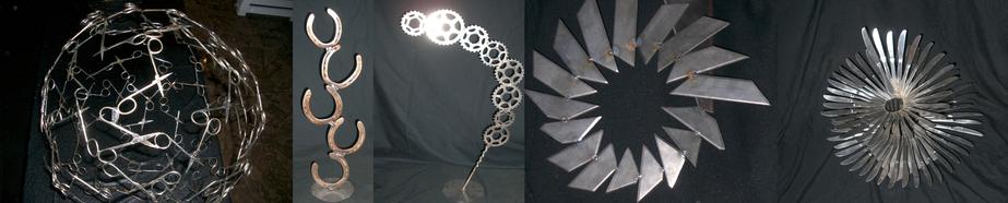 Earlier forms assembled from recovered metal